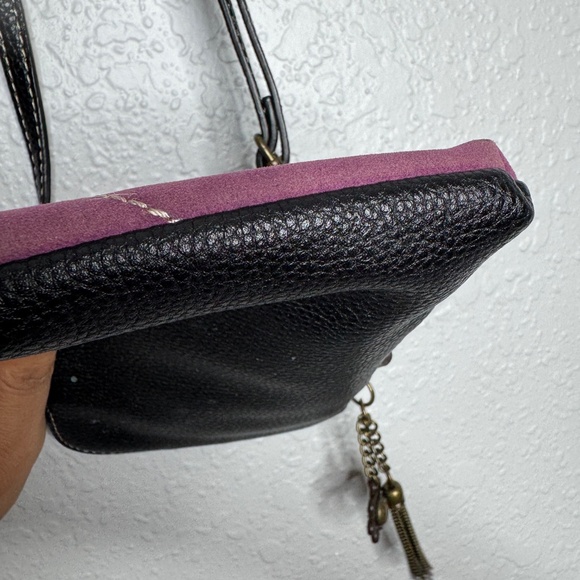 Chala Dazzled Purple Paisley Cell Phone Crossbod Purse adustable strap in - Picture 15 of 15